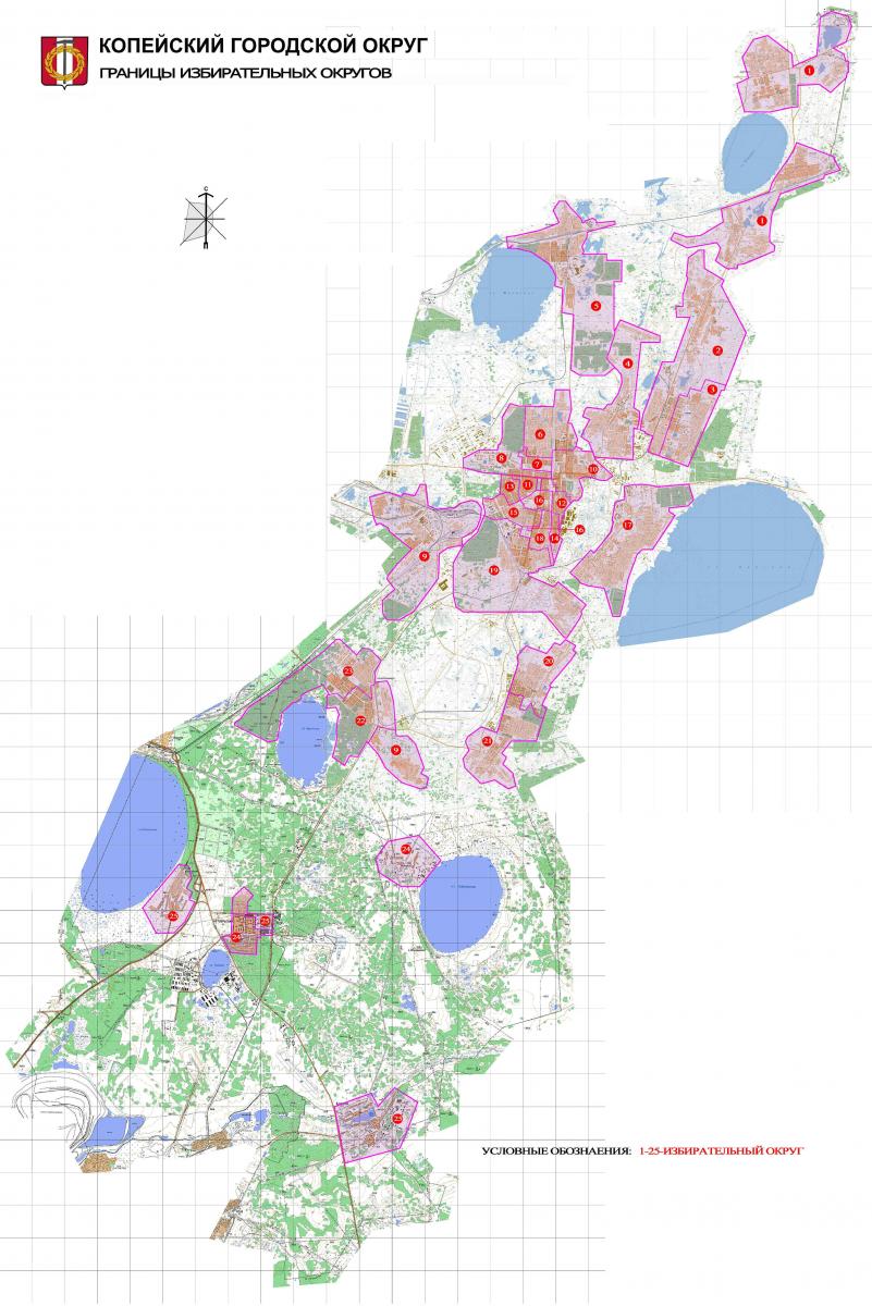 Карта избирательных округов екатеринбурга